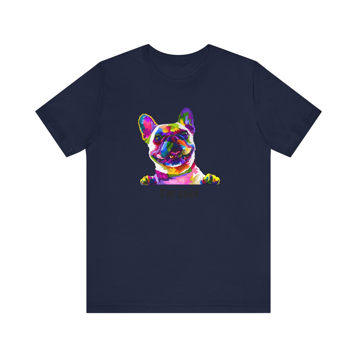 I'm Cool English Bulldog, Jersey Short Sleeve Tee