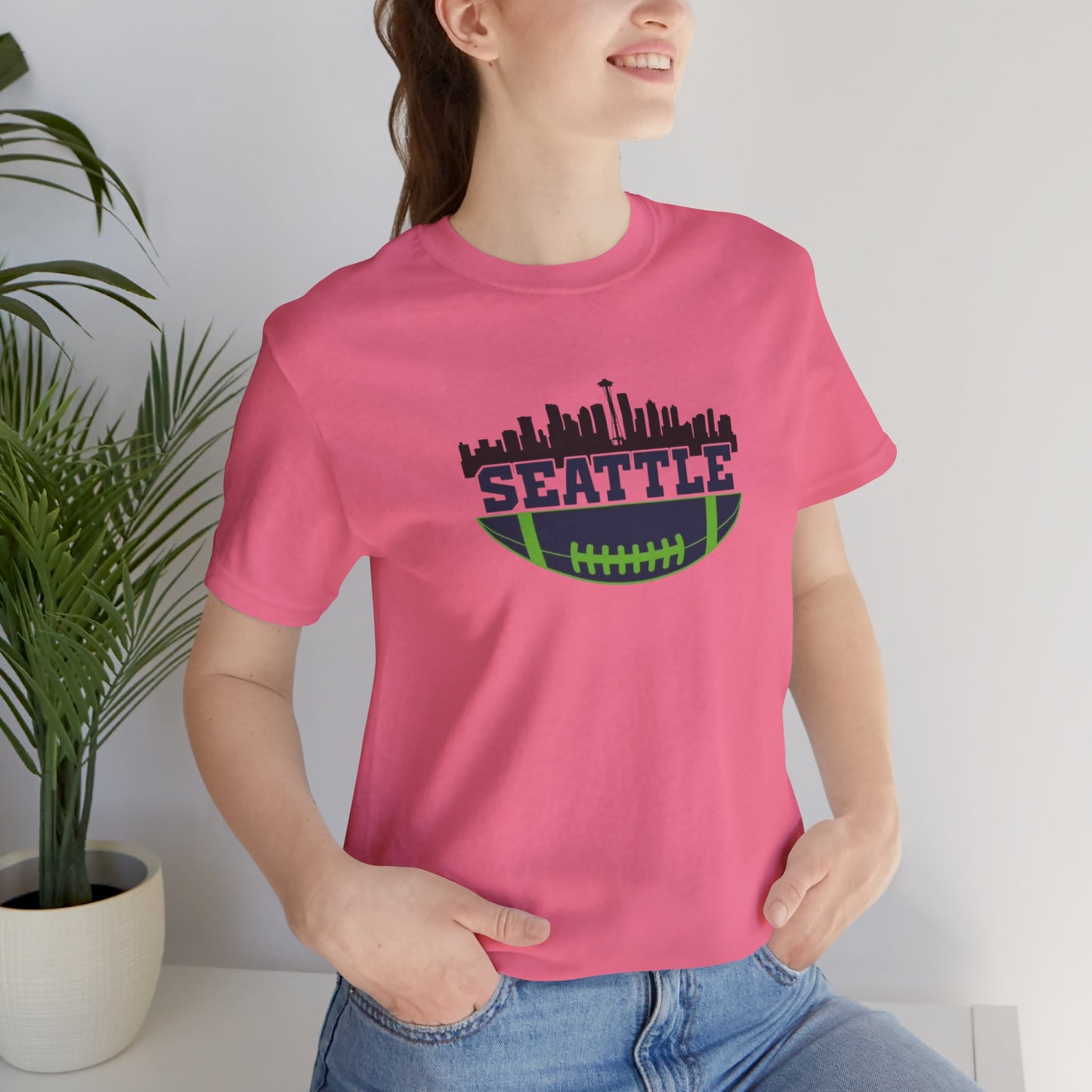 Seattle Skyline football, Jersey Short Sleeve Tee