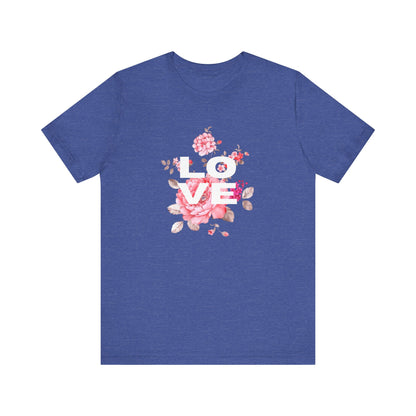 Love with Flowers Jersey Short Sleeve Tee