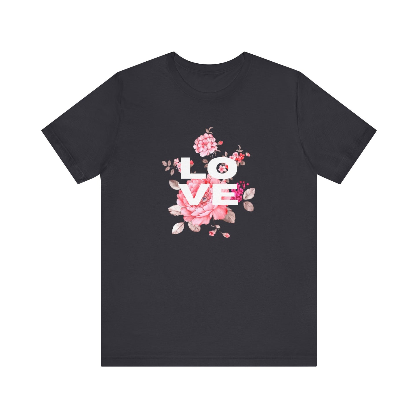 Love with Flowers Jersey Short Sleeve Tee
