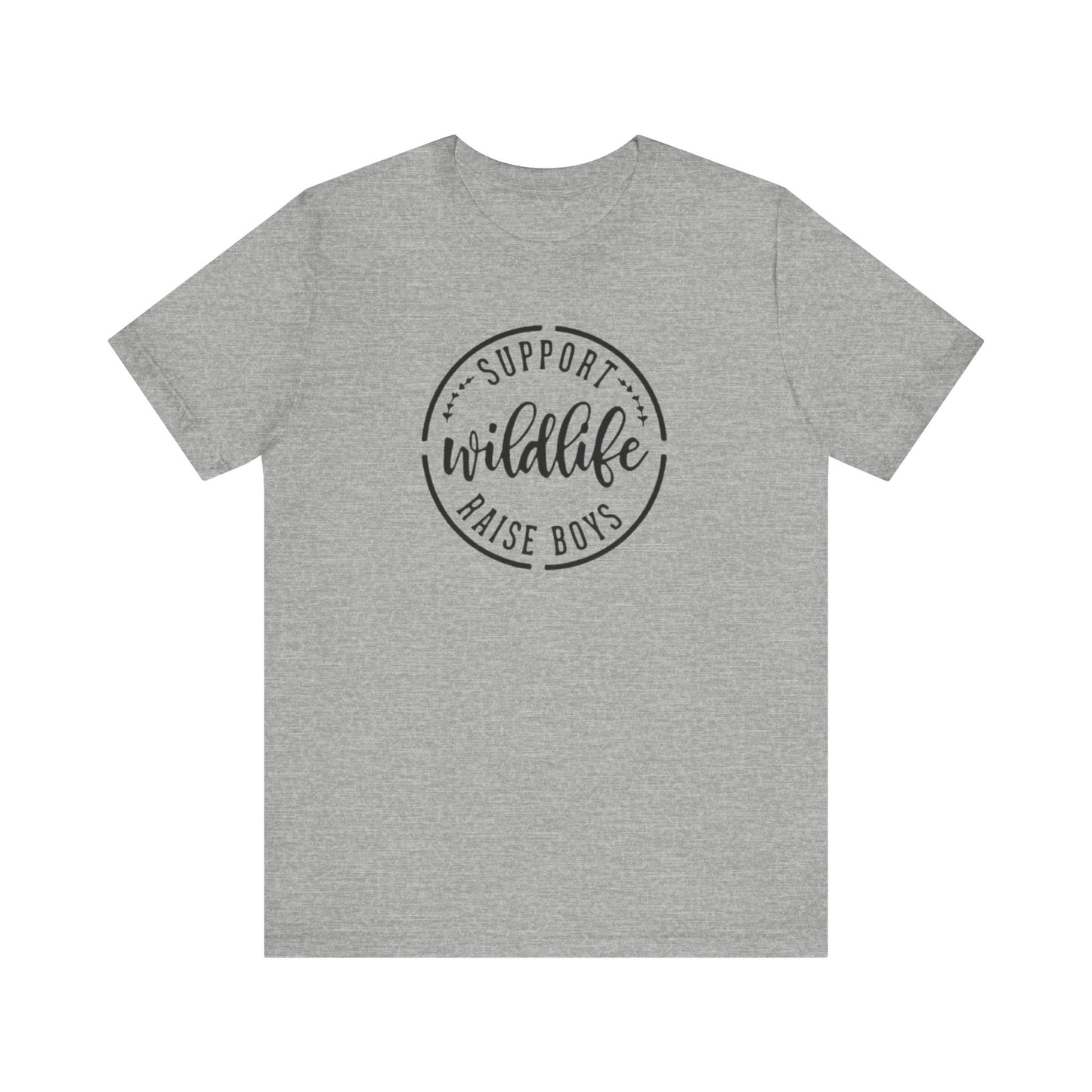 Support Wildlife Raise Boys  Jersey Short Sleeve Tee