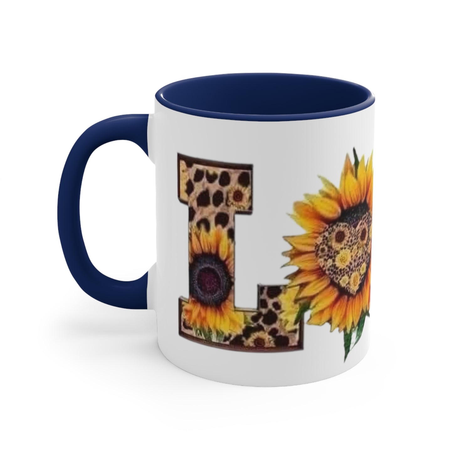 Sunflower Love, Accent Coffee Mug, 11oz