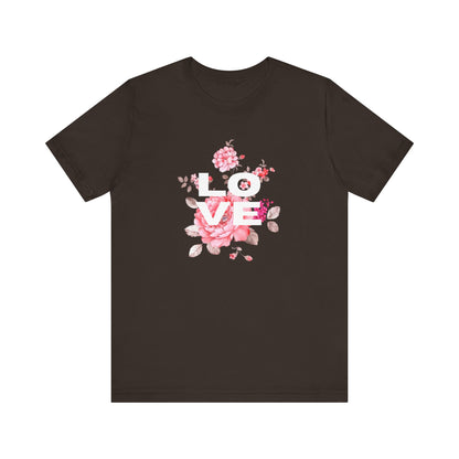 Love with Flowers Jersey Short Sleeve Tee