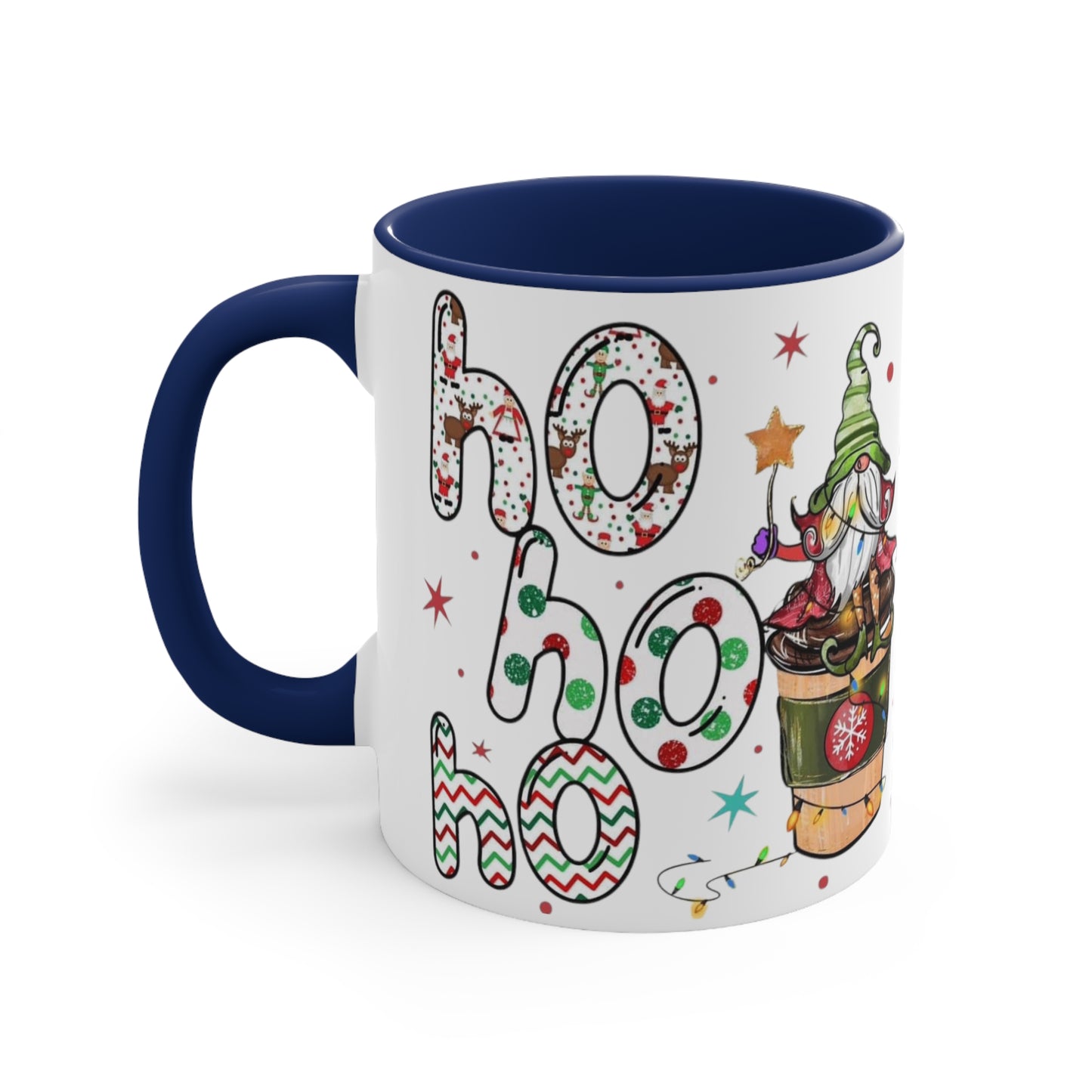 Ho, Ho, Ho, Accent Coffee Mug, 11oz