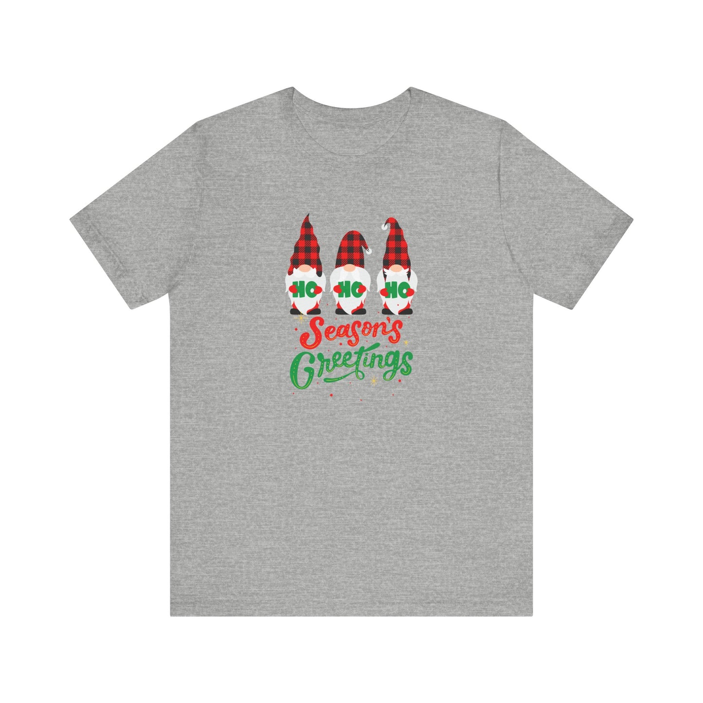 Season's Greeting Gnomes, Jersey Short Sleeve Tee