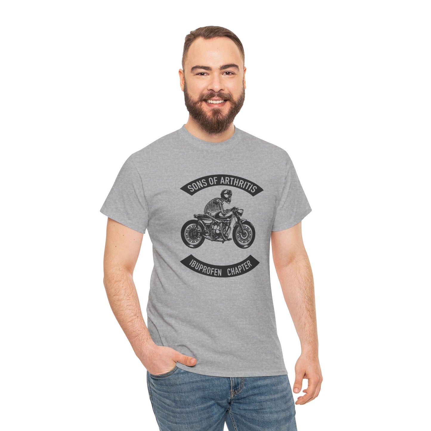 Sons of Arthritis Ibuprofen Chapter Heavy Cotton Tee