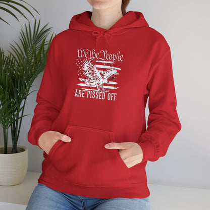 We The People Are Pissed Off Hoodie,  Heavy Blend™ Hooded Sweatshirt