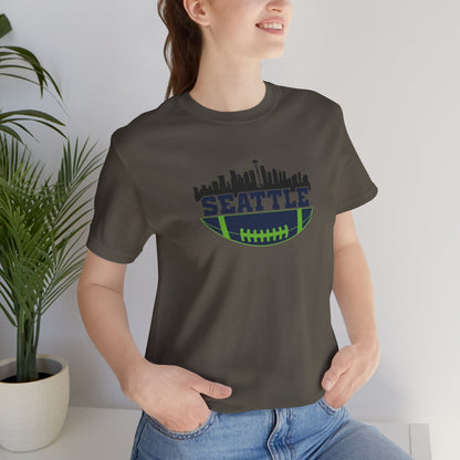 Seattle Skyline football, Jersey Short Sleeve Tee