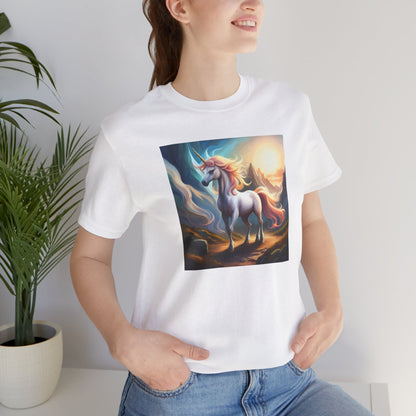 Unicorn Fantasy T-Shirt, Unisex Jersey Short Sleeve Tee