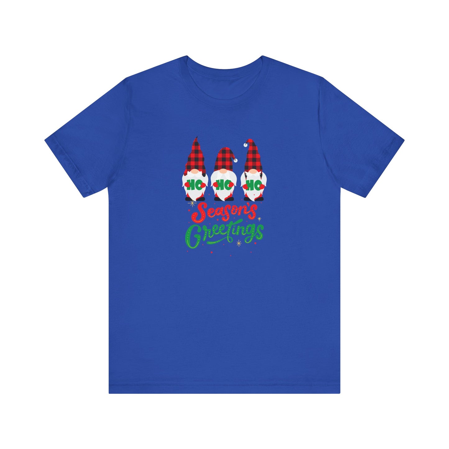 Season's Greeting Gnomes, Jersey Short Sleeve Tee
