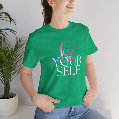 Love Yourself Jersey Short Sleeve Tee