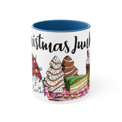 Christmas Junkie, Accent Coffee Mug, 11oz