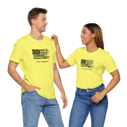 US Veteran Flag Shirt, Jersey Short Sleeve Tee