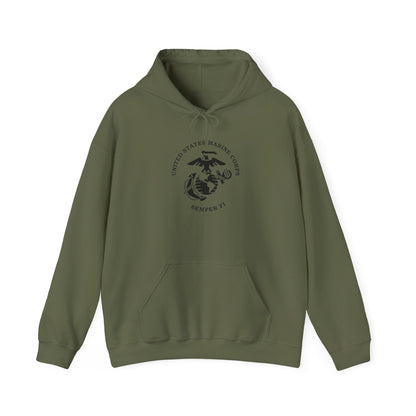United States Marine Corps, Semper Fi Hoodie, Heavy Blend™ Hooded Sweatshirt
