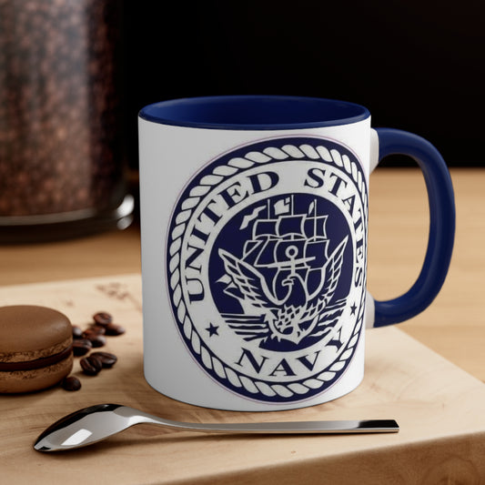 United States Navy Accent Coffee Mug, 11oz