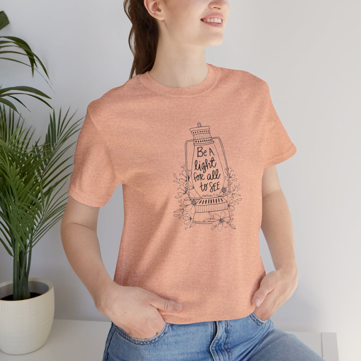 Be The Light For All To See, Jersey Short Sleeve Tee
