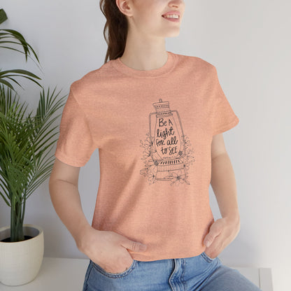 Be The Light For All To See, Jersey Short Sleeve Tee