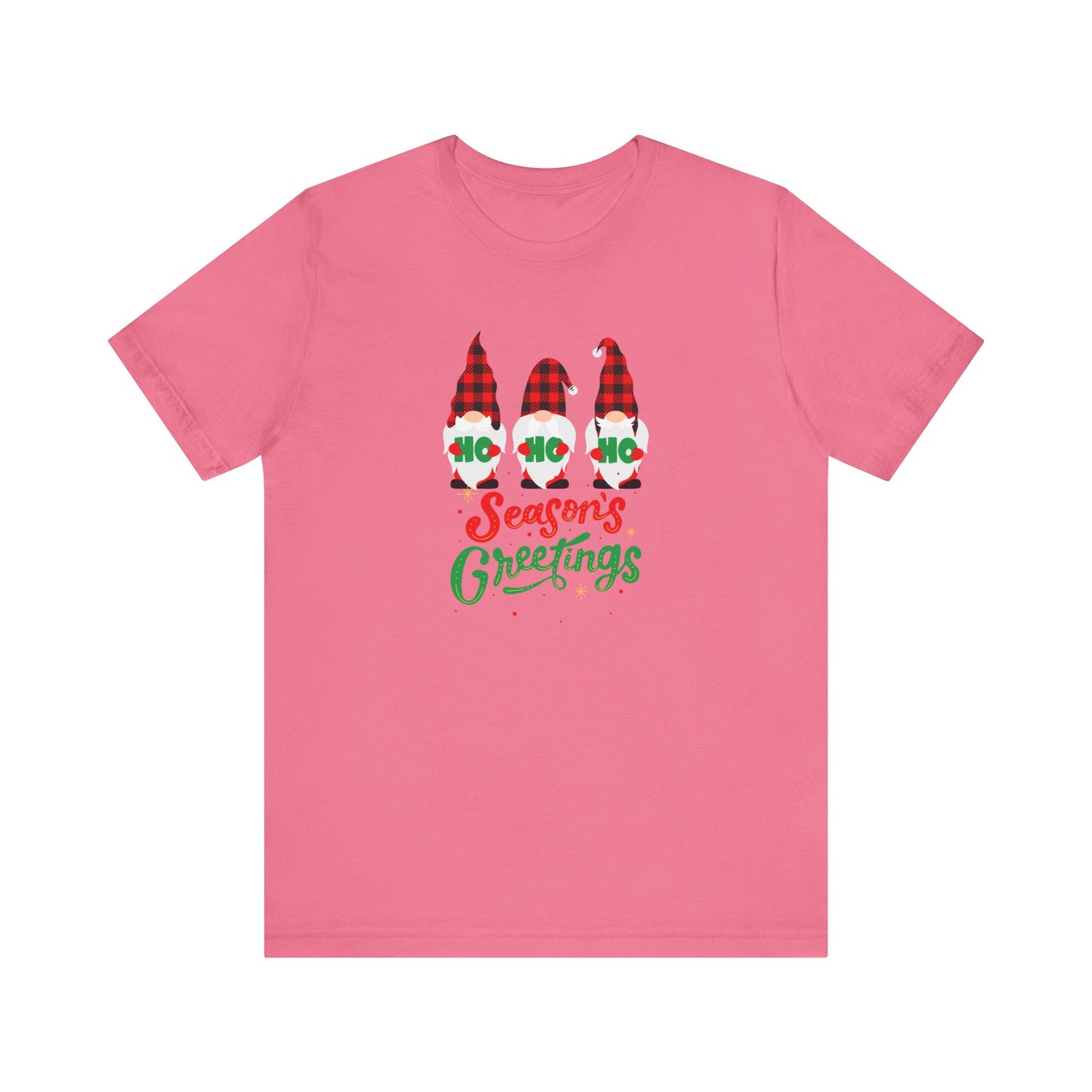 Season's Greeting Gnomes, Jersey Short Sleeve Tee
