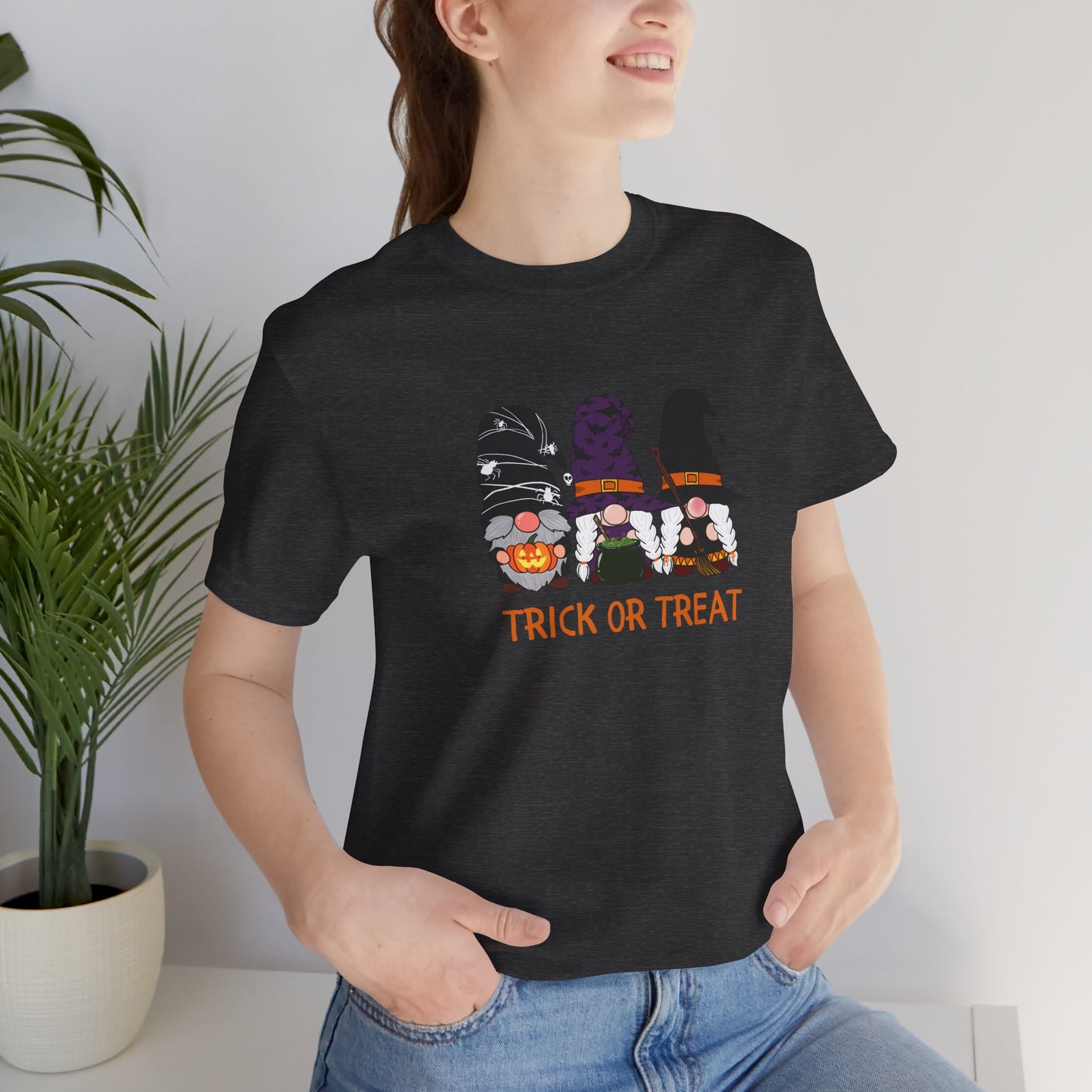Trick Or Treat Gnomes, Jersey Short Sleeve Tee