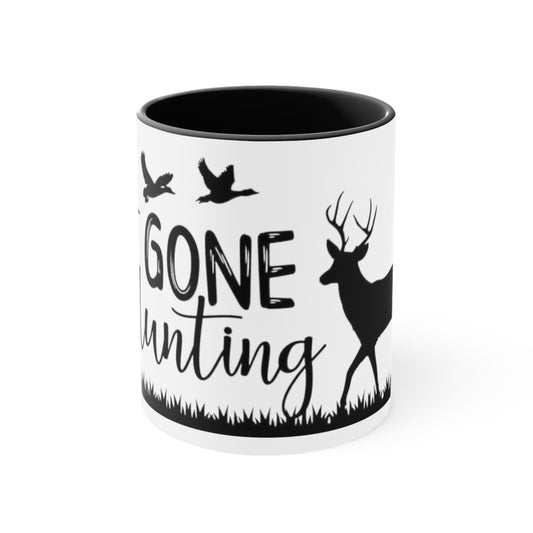 Gone Hunting, Accent Coffee Mug, 11oz