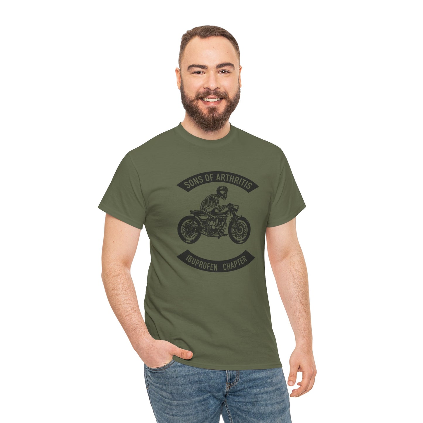 Sons of Arthritis Ibuprofen Chapter Heavy Cotton Tee