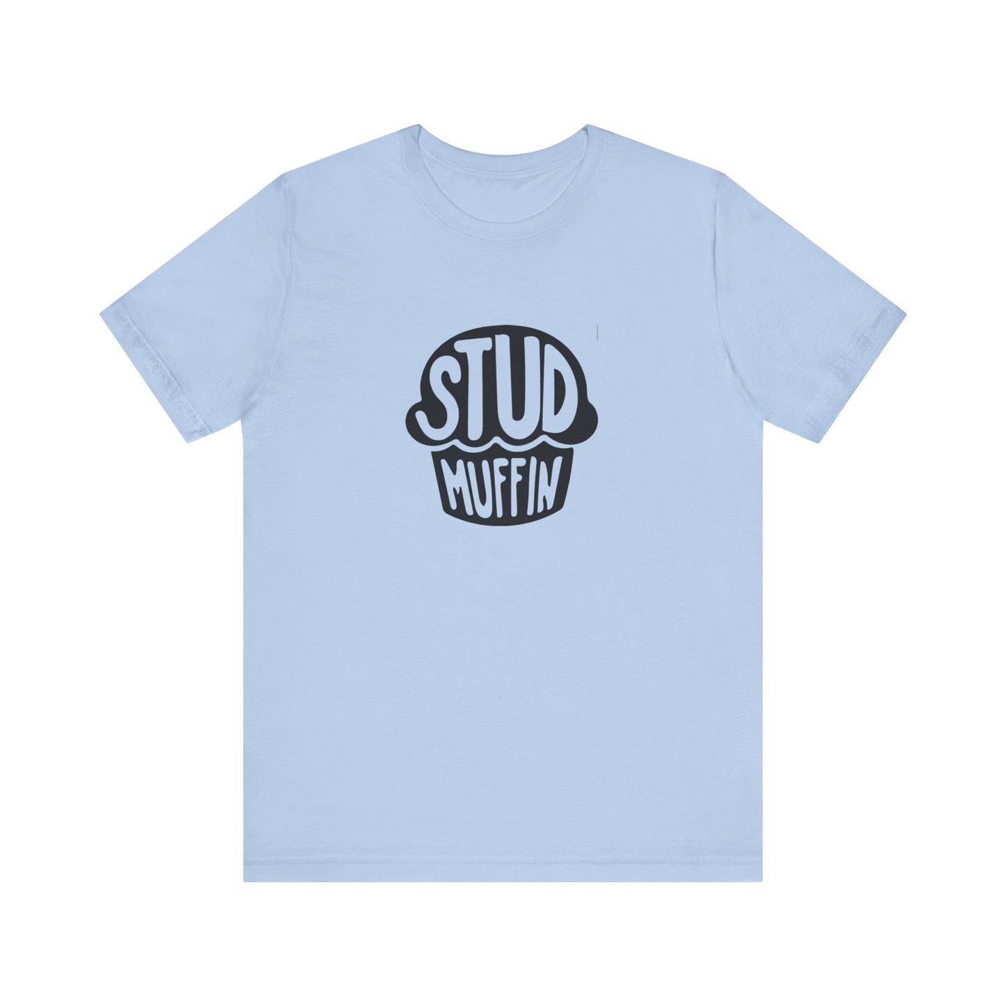 Stud Muffin, Unisex Jersey Short Sleeve Tee