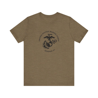 United States Marine Corps, Semper Fi, Jersey Short Sleeve Tee