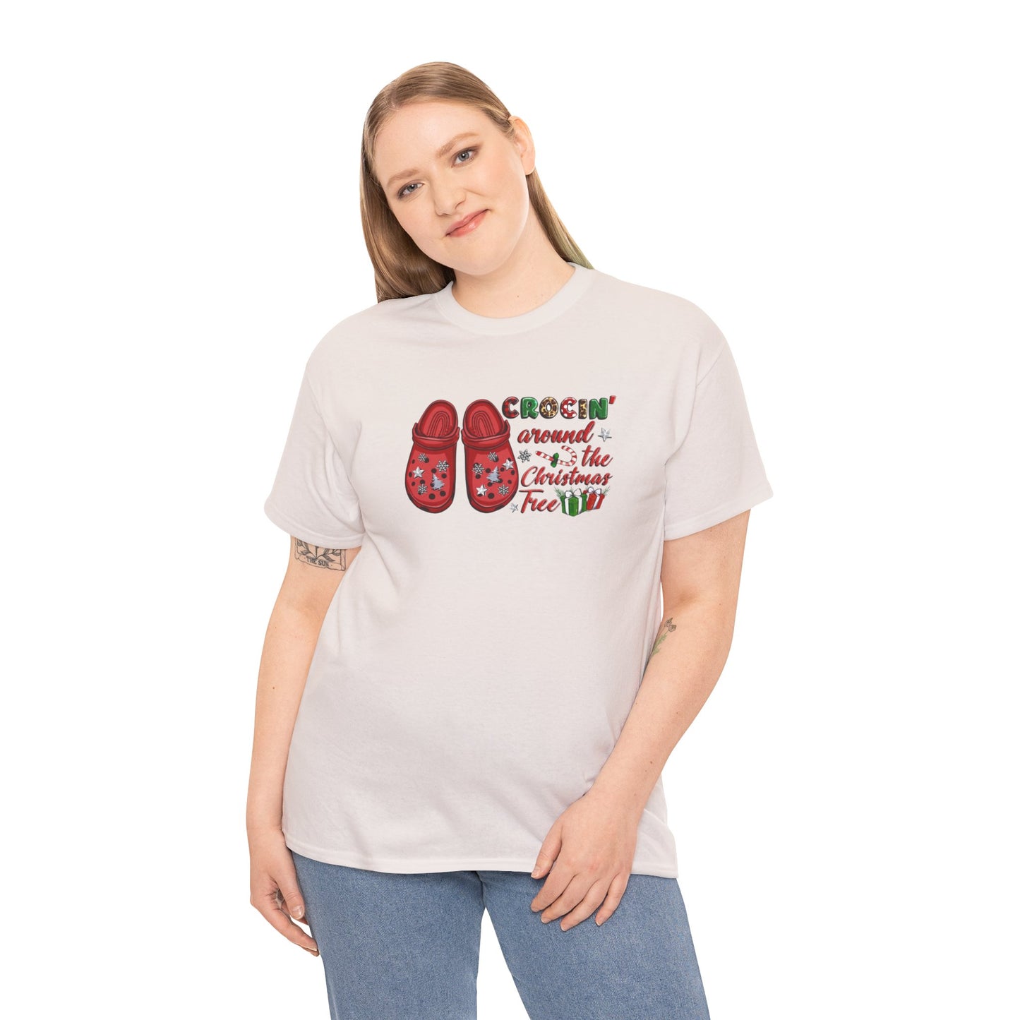 Crockin' Around the Christmas Tree, Heavy Cotton Tee