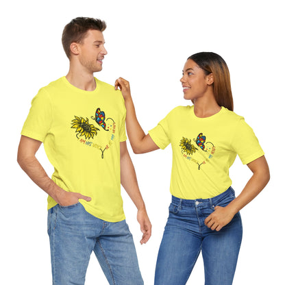 I Am His Voice, He Is My Heart Autism Shirt, Jersey Short Sleeve Tee