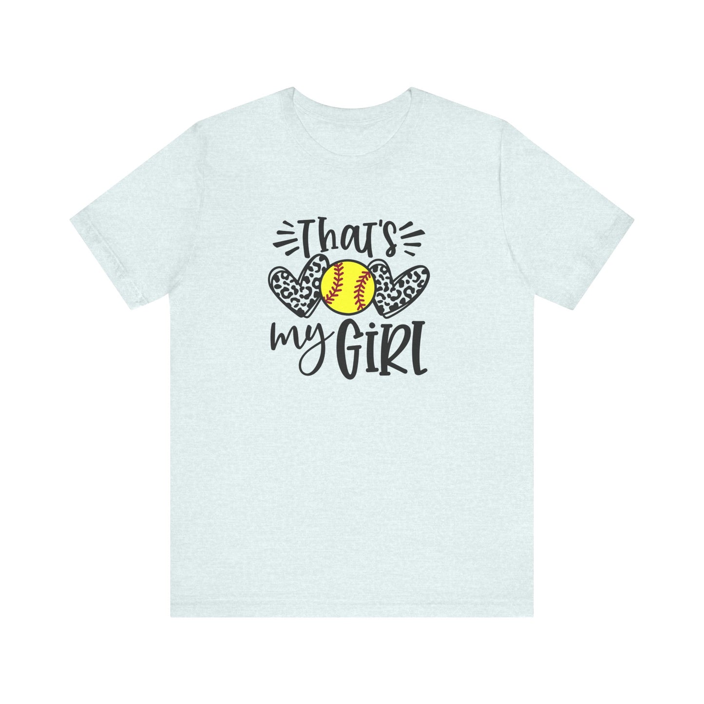 That's My Girl SoftBall Jersey Short Sleeve Tee