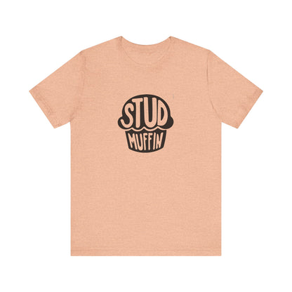 Stud Muffin, Unisex Jersey Short Sleeve Tee