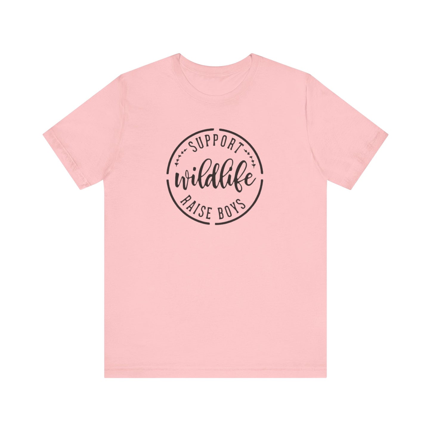 Support Wildlife Raise Boys  Jersey Short Sleeve Tee