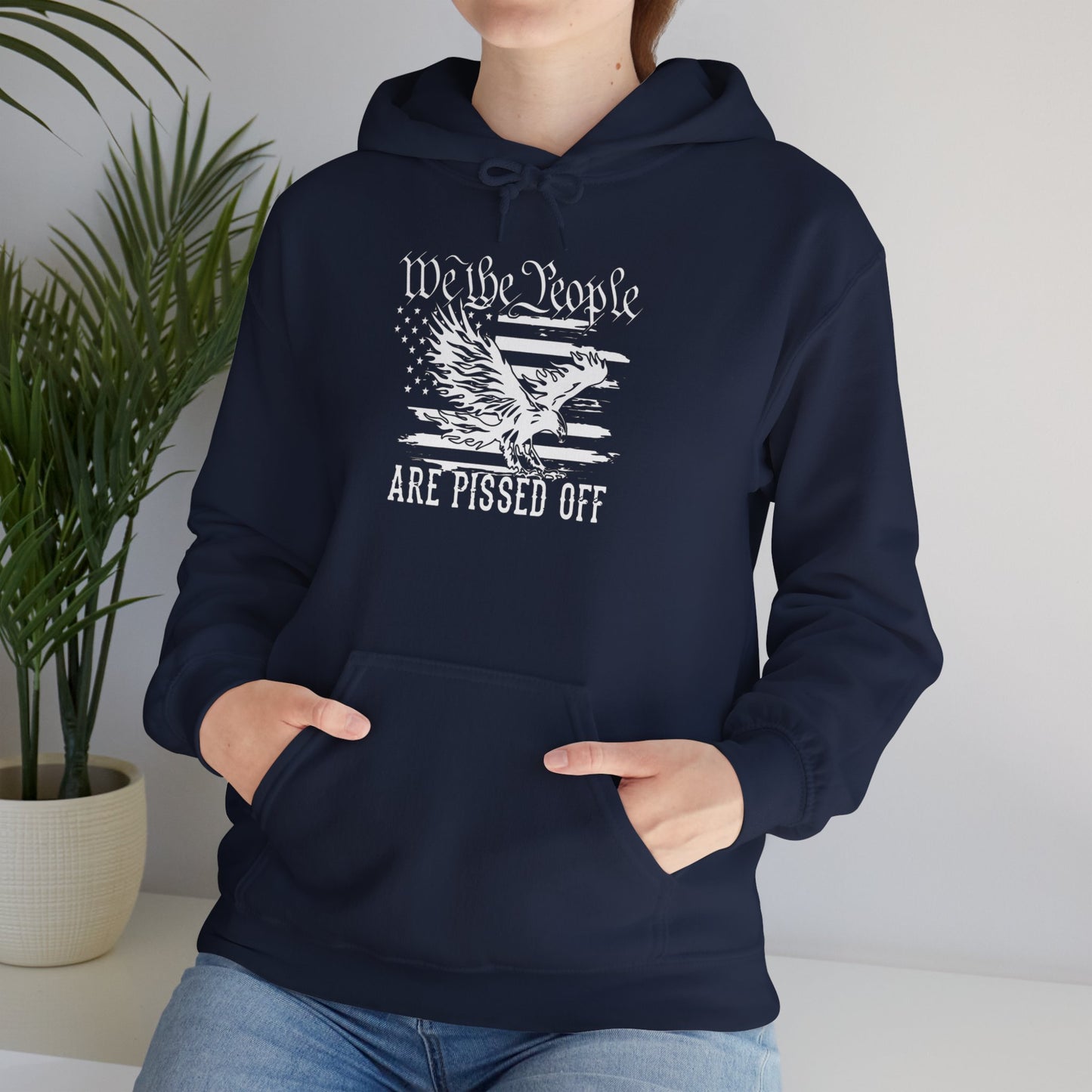 We The People Are Pissed Off Hoodie,  Heavy Blend™ Hooded Sweatshirt