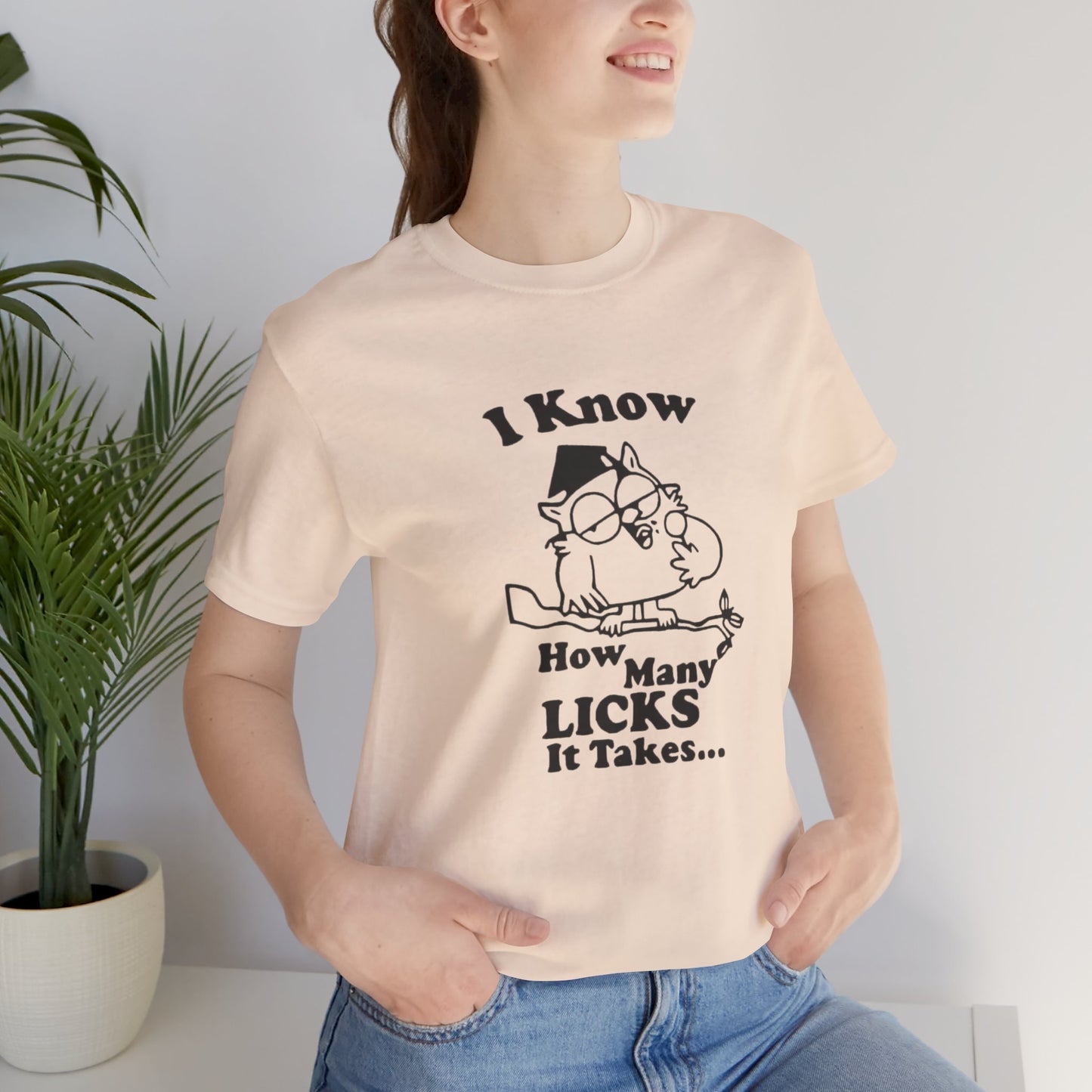 I know how many Licks It Takes Jersey Short Sleeve Tee