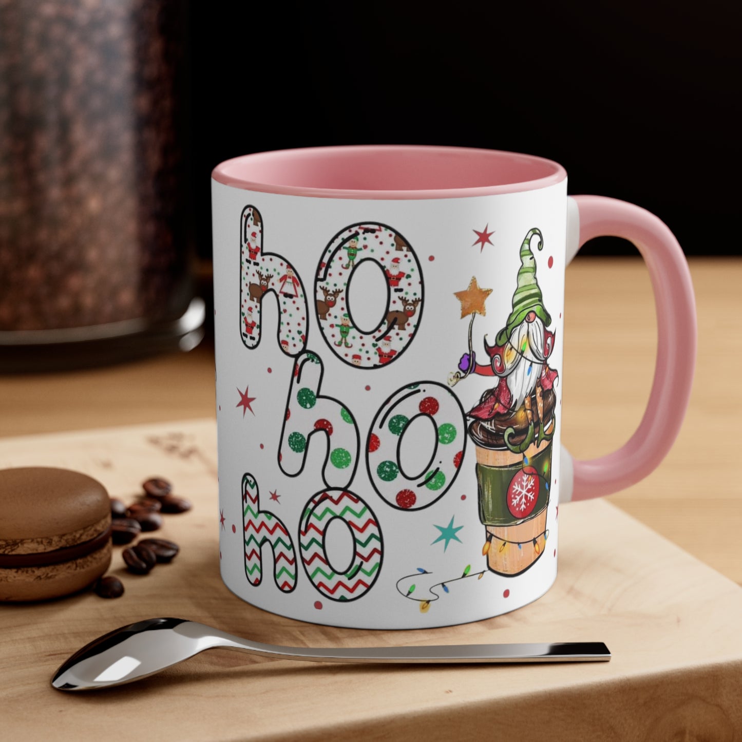 Ho, Ho, Ho, Accent Coffee Mug, 11oz