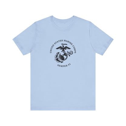 United States Marine Corps, Semper Fi, Jersey Short Sleeve Tee