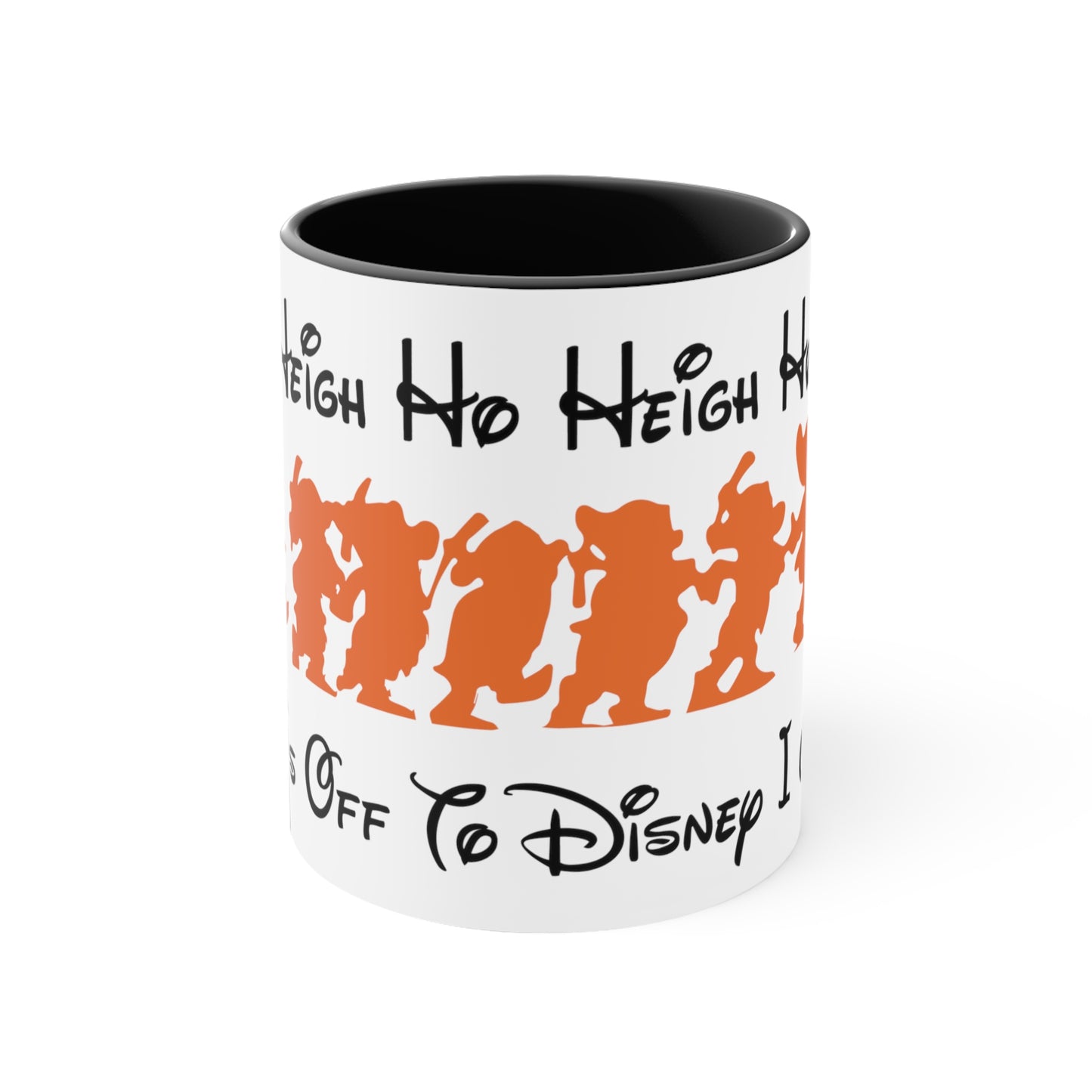 Heigh Ho, Heigh Ho, It's Off To Disney I Go, Accent Coffee Mug, 11oz