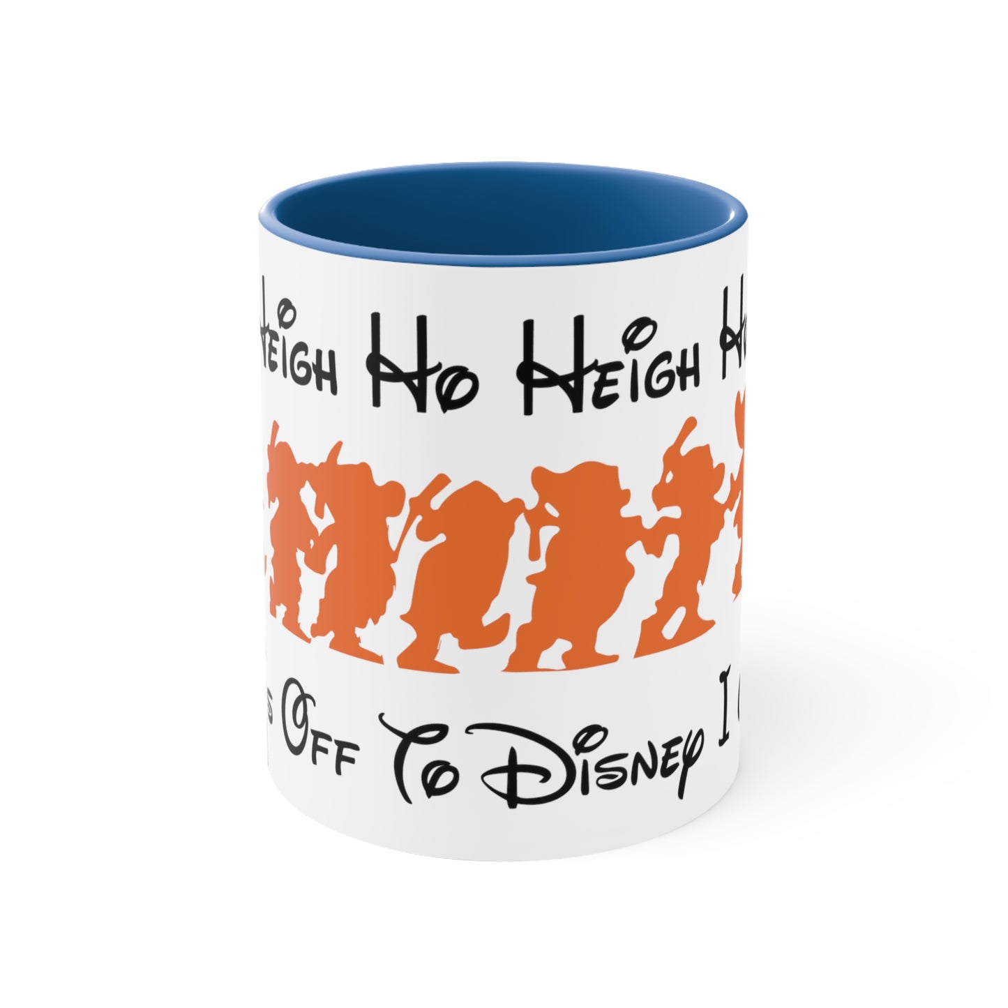 Heigh Ho, Heigh Ho, It's Off To Disney I Go, Accent Coffee Mug, 11oz