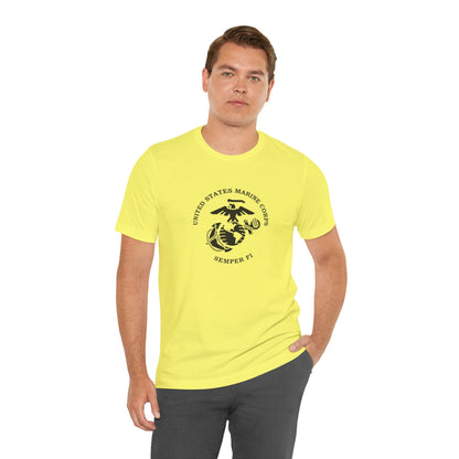 United States Marine Corps, Semper Fi, Jersey Short Sleeve Tee