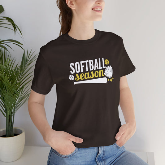 Softball Season, Jersey Short Sleeve Tee