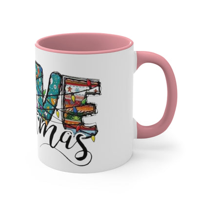 Live Christmas, Accent Coffee Mug, 11oz