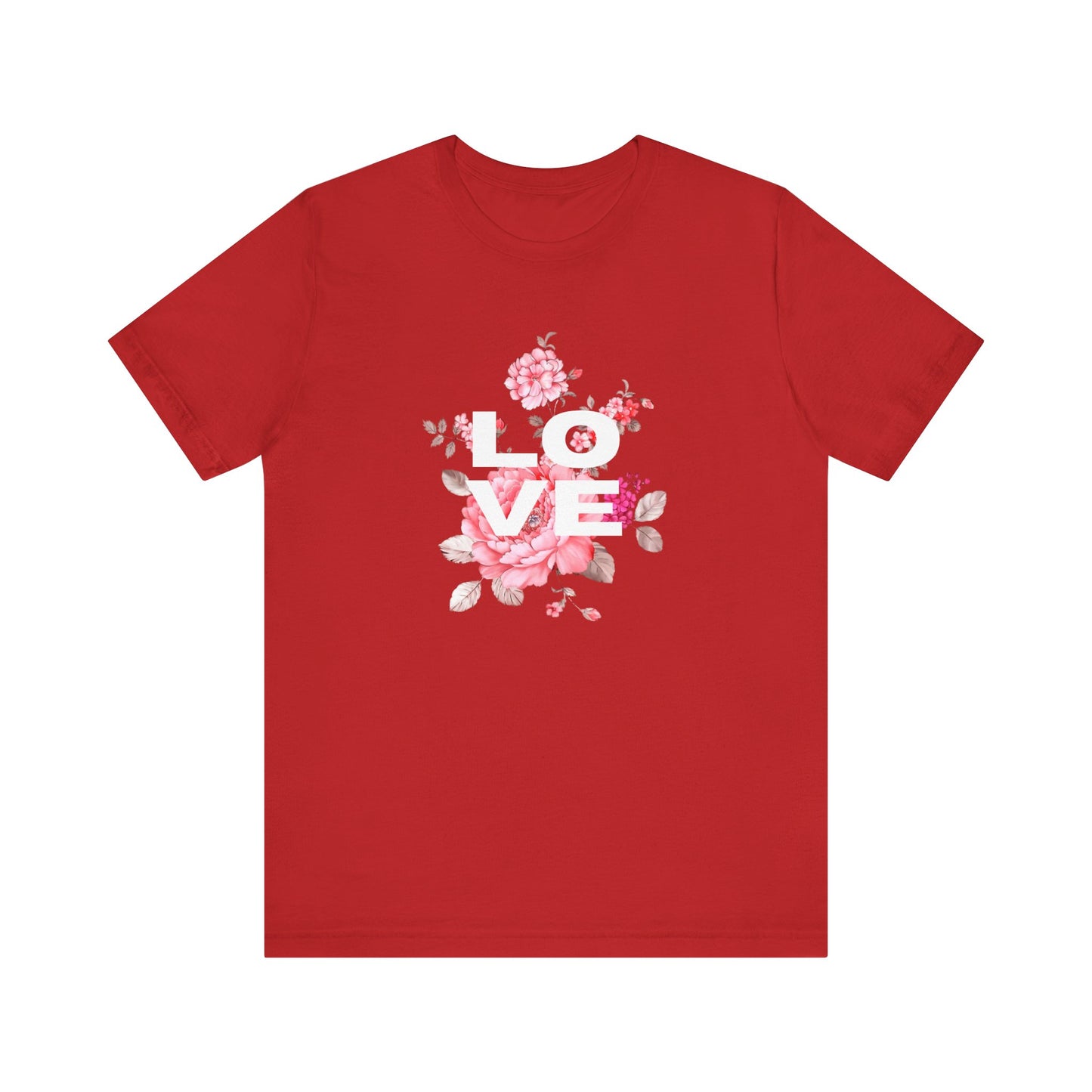 Love with Flowers Jersey Short Sleeve Tee