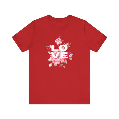 Love with Flowers Jersey Short Sleeve Tee
