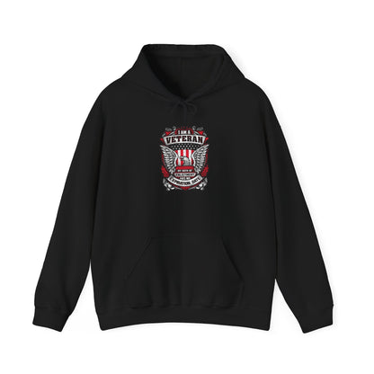 I Am A Veteran My Oath Of Enlistment Has No Expiration Date Hoodie Heavy Blend™ Hooded Sweatshirt
