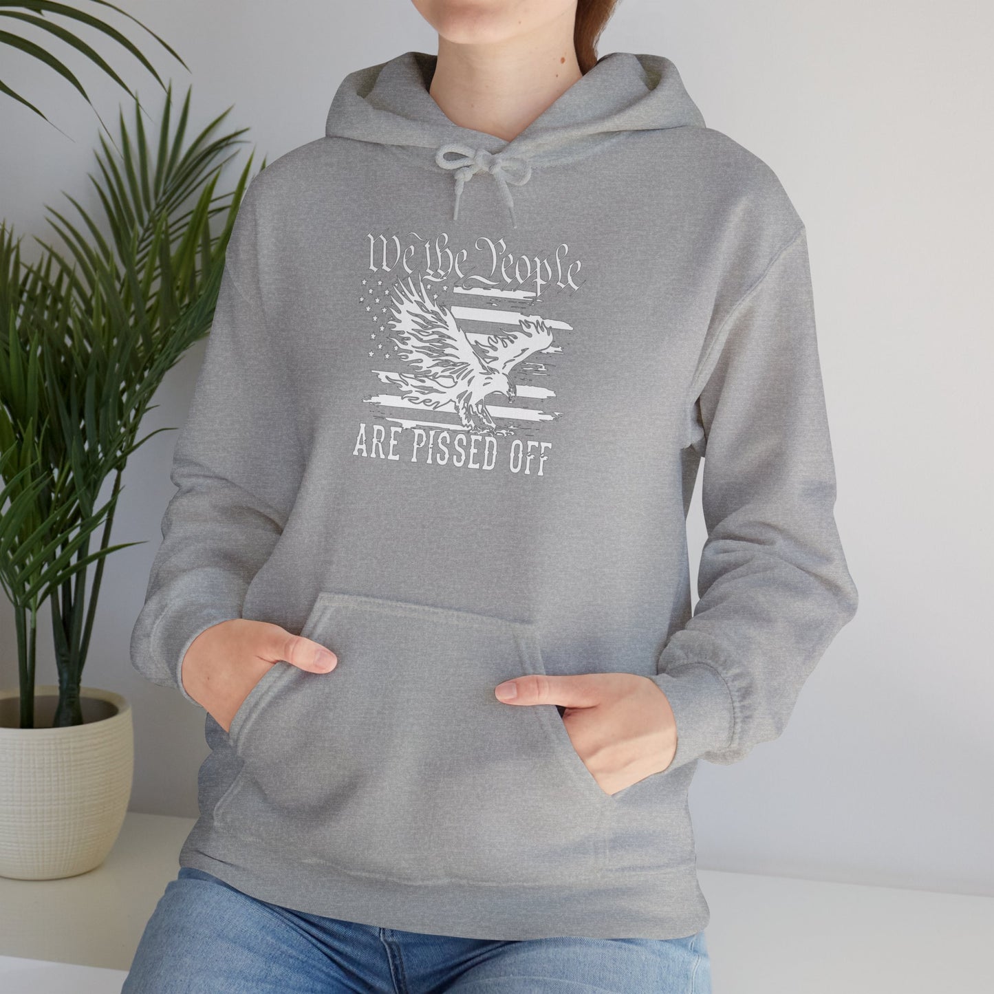 We The People Are Pissed Off Hoodie,  Heavy Blend™ Hooded Sweatshirt