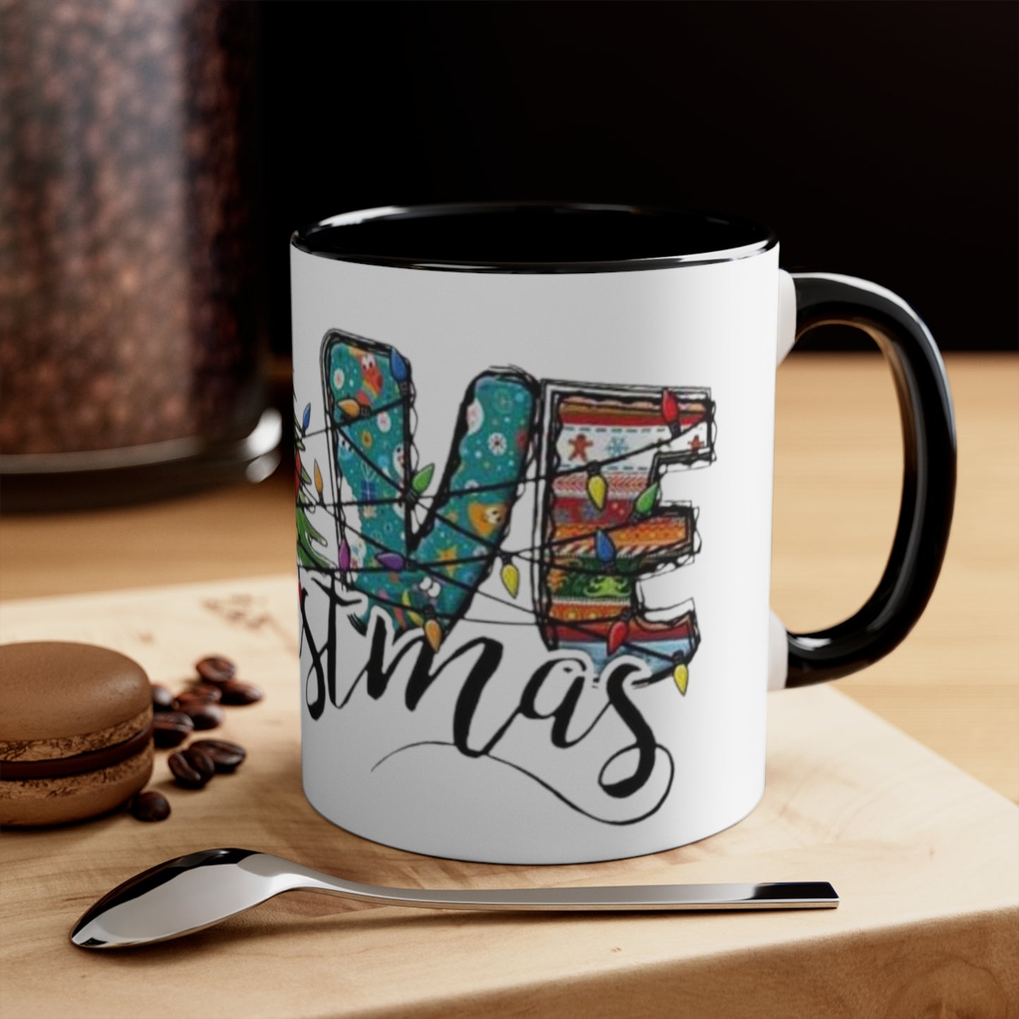 Live Christmas, Accent Coffee Mug, 11oz