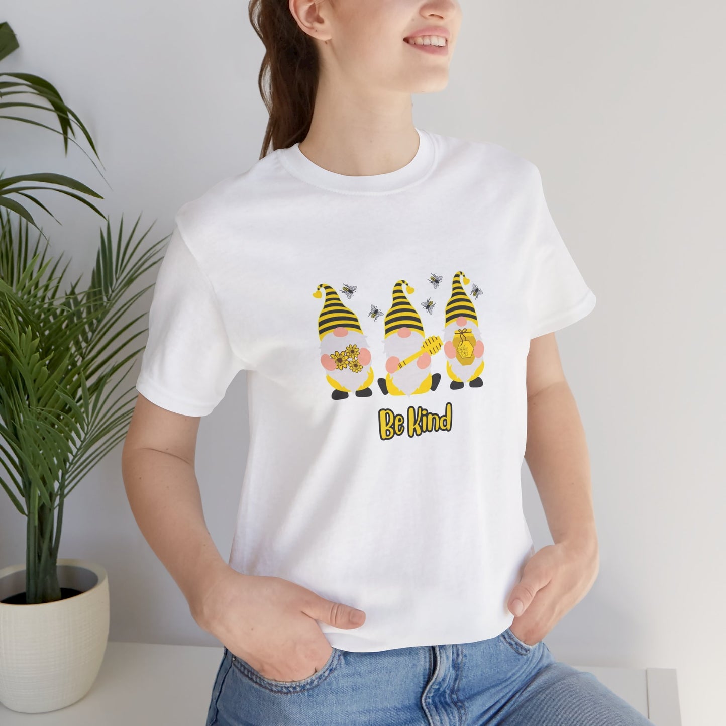Be Kind Gnome  Short Sleeve Jersey Tee