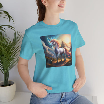 Unicorn Fantasy T-Shirt, Unisex Jersey Short Sleeve Tee
