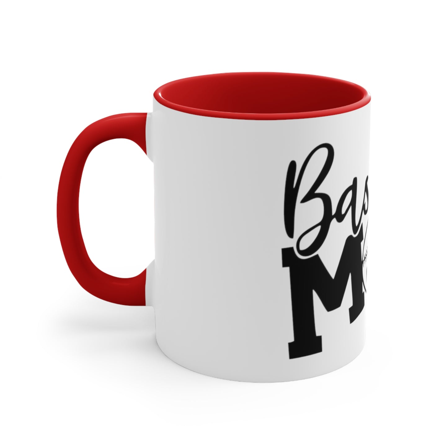 Baseball Mom, Accent Coffee Mug, 11oz