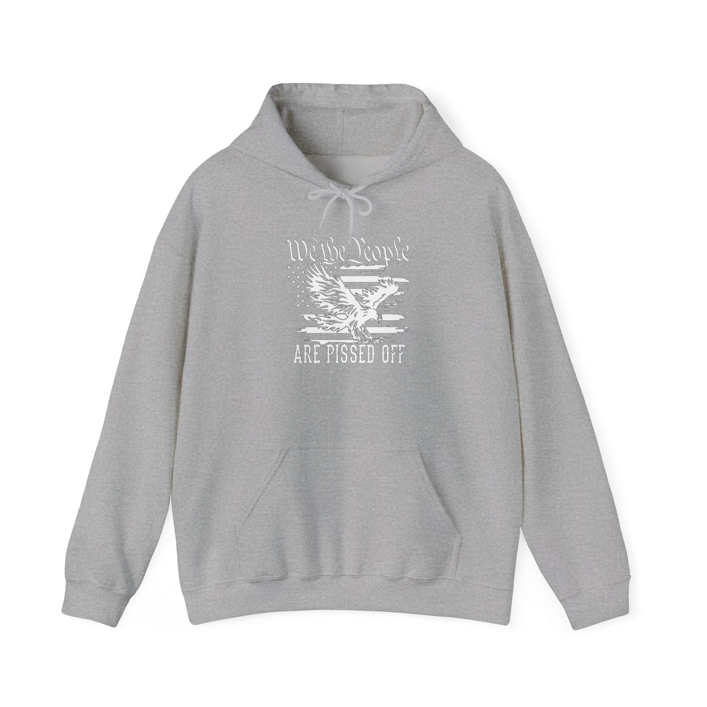 We The People Are Pissed Off Hoodie,  Heavy Blend™ Hooded Sweatshirt